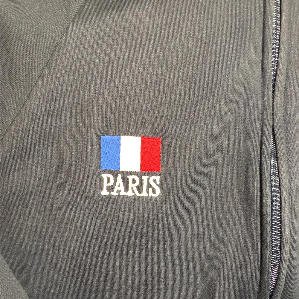 Balenciaga Navy Unisex AW22 Polo Hooded Sweatshirt size M - Picture 4 of 11